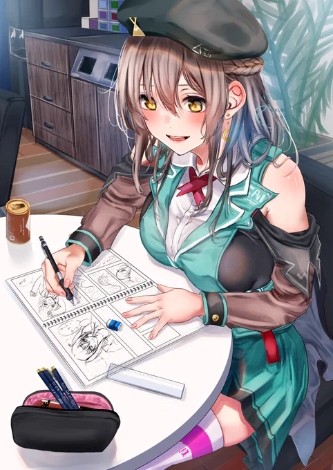 ネーム中の一千子さん( #ヘブバン #hvbnFA