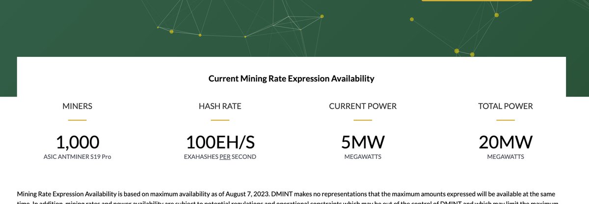 King_Biotech's tweet photo. $OLB mining subsidiary DMint spin-off approaching with an interesting valuation compared to OLB atm, while cryptos gaining momentum.   

1,000 miners, 20MW TP....  

No interest currently it seems...

https://t.co/hKaKZBneUt

https://t.co/sJ29m0fBb6 https://t.co/RdouTQWXpG