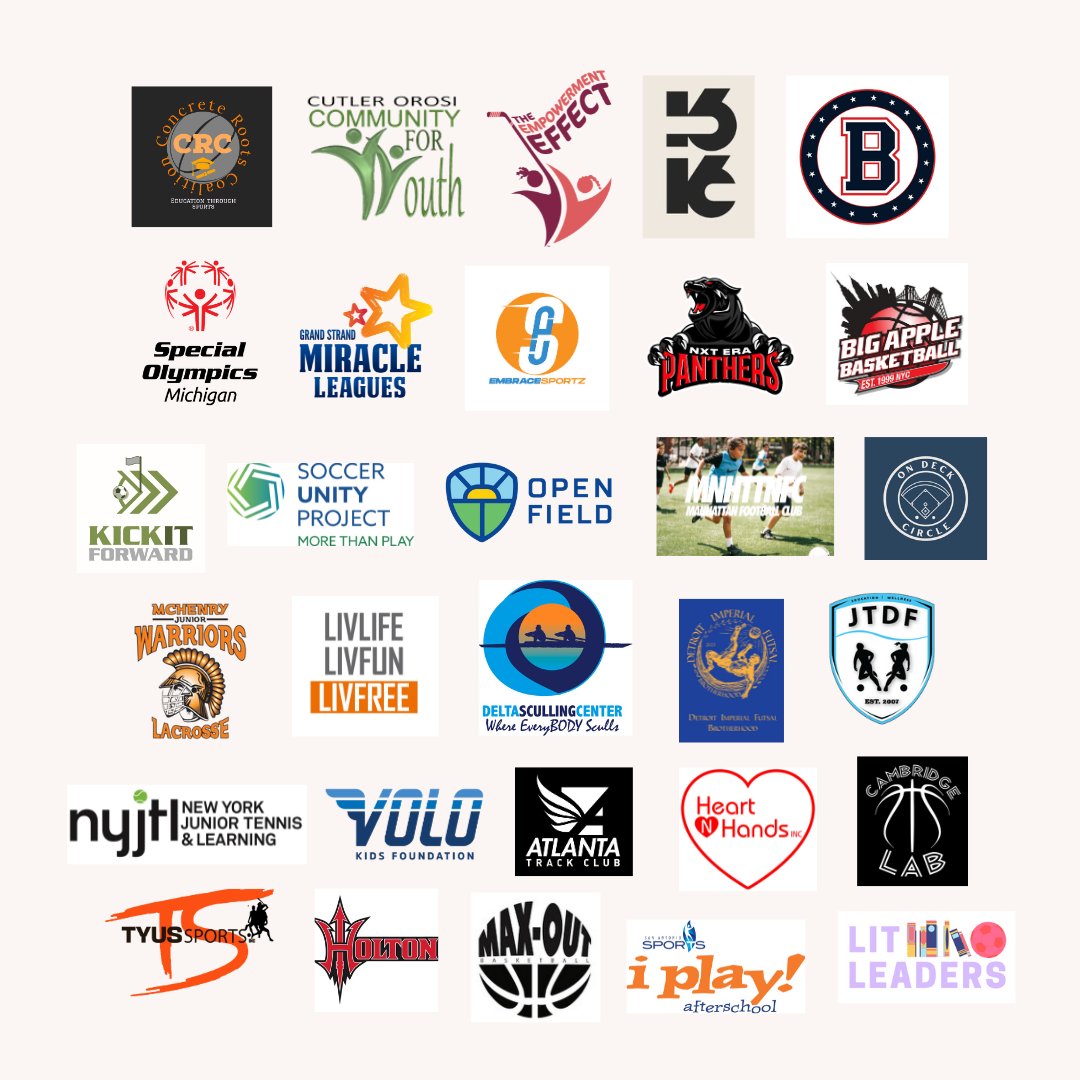 Giving Tuesday just might be the best day of the year for the FundPlay Foundation calendar. Check out these 30 incredible organizations we gave a grant to in 2023 👩‍🦽🎾🏀⚽️🥍🏃‍♂️ Today we will be donating to each of them!