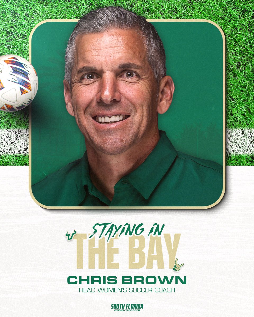 HE'S STAYING IN THE BAY!! 

Chris Brown is named the third head coach in South Florida history!!

📰: gobulls.co/BrownHC

#HornsUp 🤘| #EDGE