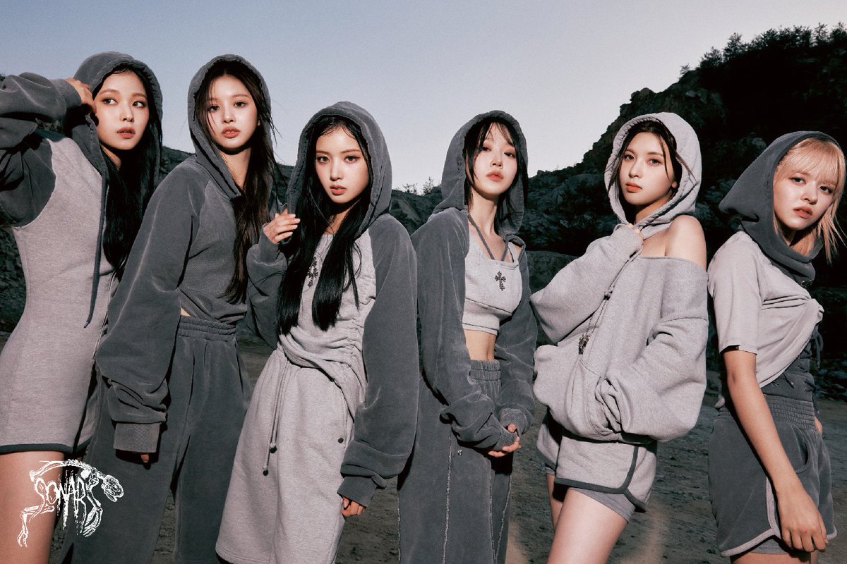 baeyhi's tweet photo. six fierce girls with killer gazes in the spotlight for ‘Soñar (Breaker)’ concept photo #1 : ຯ.. peek the world with sonar-powered intensity that shatters souls. everything in our hands, touched by resilience and dedication of greatness. —  ࣪  ˖ https://t.co/7nYukPaGar