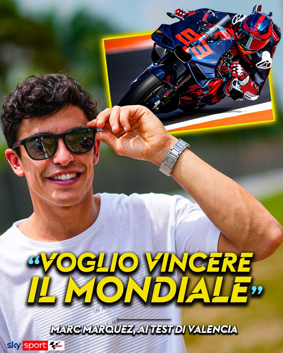 SkySportMotoGP's tweet photo. 🦁 𝐈𝐥 𝐫𝐮𝐠𝐠𝐢𝐭𝐨 𝐝𝐞𝐥𝐥' 𝟖 𝐯𝐨𝐥𝐭𝐞 𝐜𝐚𝐦𝐩𝐢𝐨𝐧𝐞 𝐝𝐞𝐥 𝐦𝐨𝐧𝐝𝐨
LIVE DEI TEST ➡ https://t.co/5dkx1dbKJi
#TestValencia #MotoGP2024 https://t.co/CR0DnTEnRx
