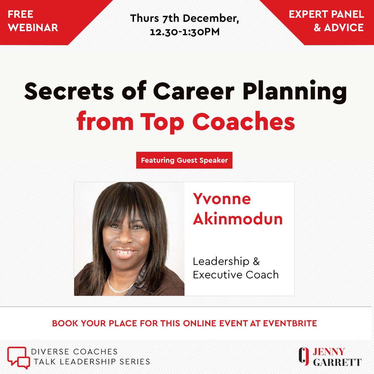 In this highly anticipated webinar, we are thrilled to bring you <a href="/Mycareermatters/">Yvonne Akinmodun</a> who'll share her invaluable insights and secrets to successful career planning. Book Now at Eventbrite: eventbrite.co.uk/e/756121398457…
#successstrategies #careeercoach