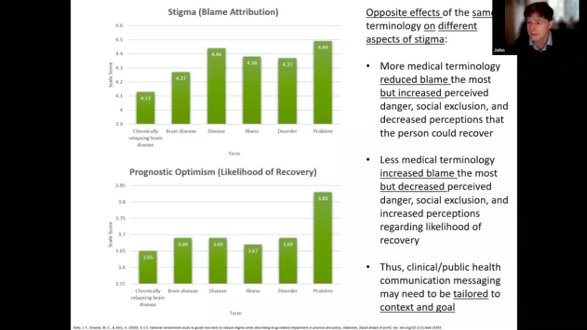 NHS_APA's tweet photo. Dr Kelly explains how the use of medical terminology can help reduce #stigma against addiction.

Tune in to Dr Kelly's talk happening now at #APAconf23 to learn how we can help to break down stigma. https://t.co/ehB5yOp6pF