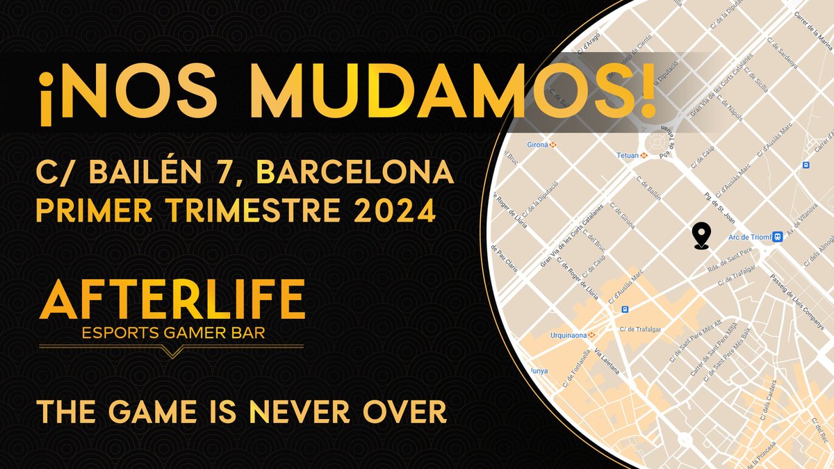 Afterlife Gamer Bar - Barcelona tweet media