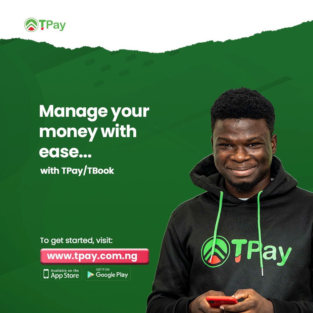 TPay_NG's tweet photo. Download Tbook now. Available on Google playstore &amp; Apple playstore.

#Tpay #Tbook #App #download #easylife https://t.co/zpu3TGN2fi