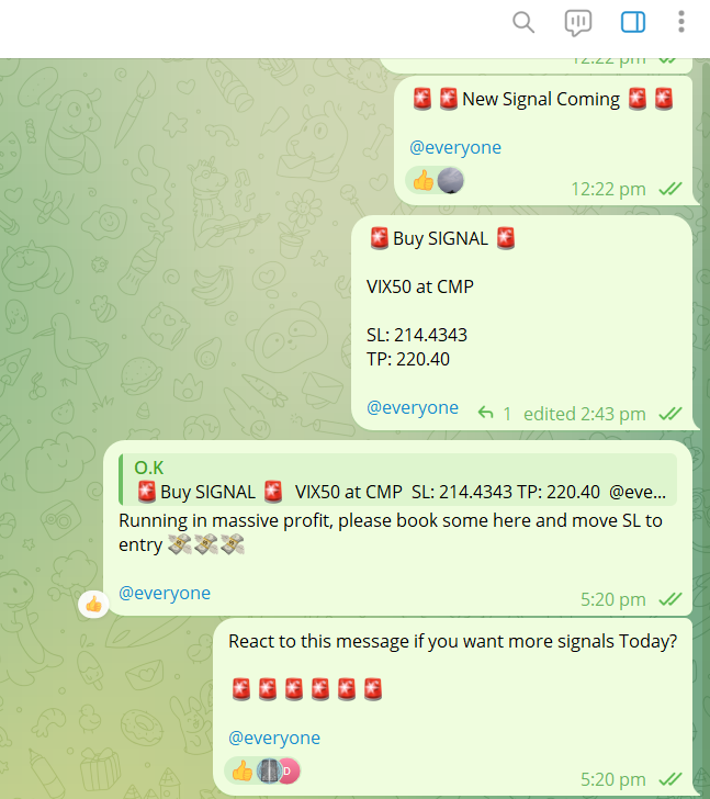 omercapital's tweet photo. Deriv going Strong. Daily easy profits.
If you wanna join DM me. It's Free and will remain free
#deriv #syntheticindices #synthetics #volatility #boomcrash https://t.co/F8wRe3WaQ4