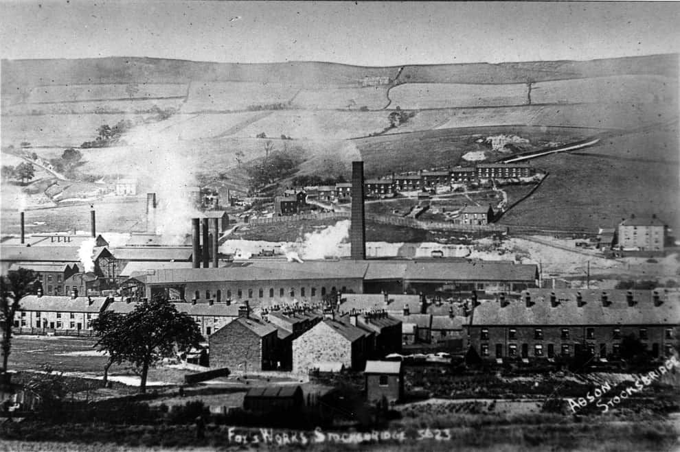 Samuel Fox and Company Ltd, Stocksbridge Works, c.1900 (Picture Sheffield).