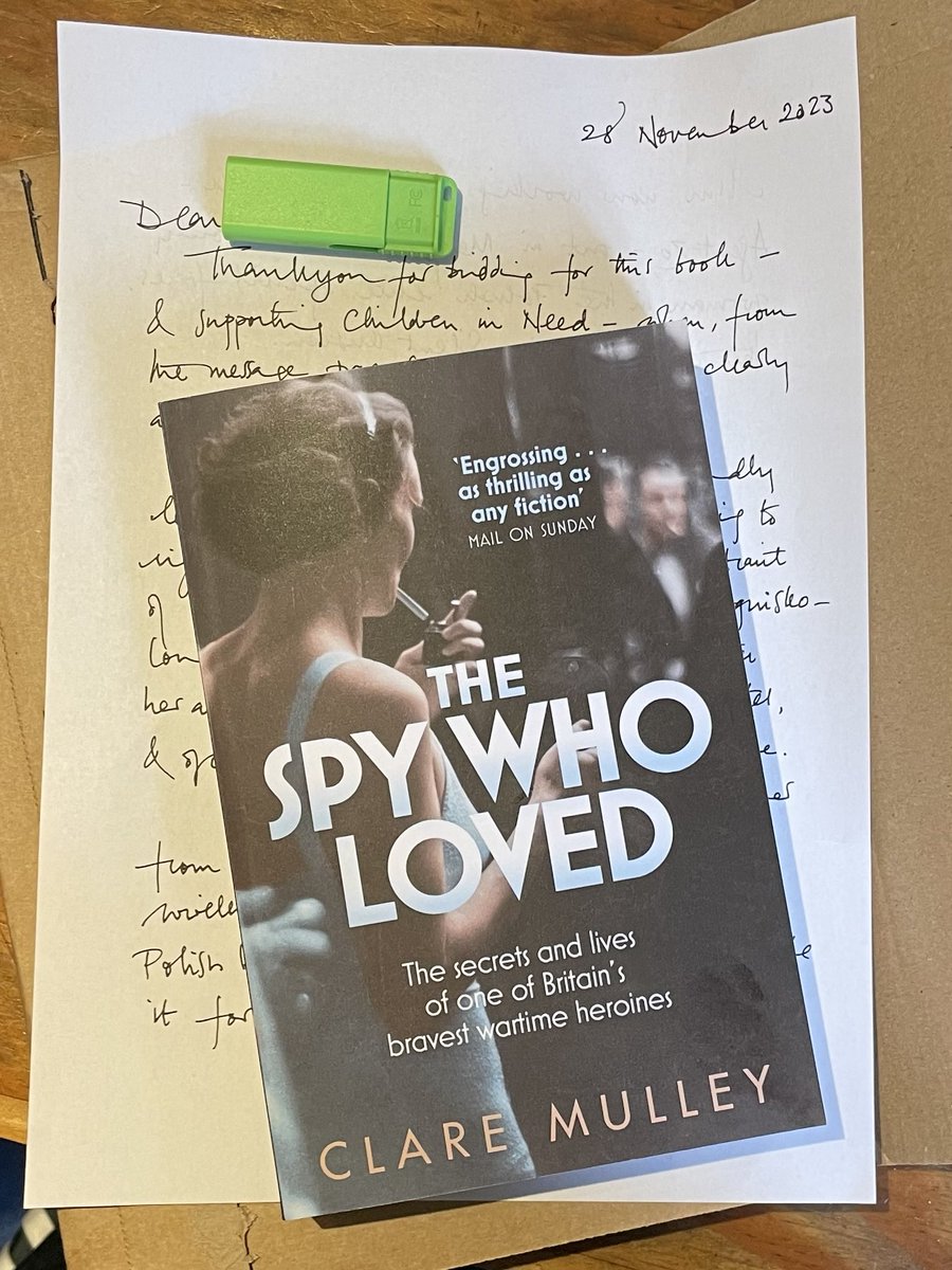 Delighted to be posting a signed & dedicated copy of #TheSpyWhoLoved off to the winning bidder from this year’s ⁦@BBCCiN⁩ #ChildrenInNeed ⁦@ChildrenInRead⁩ auction. A wonderful £26,207 was raised in all!