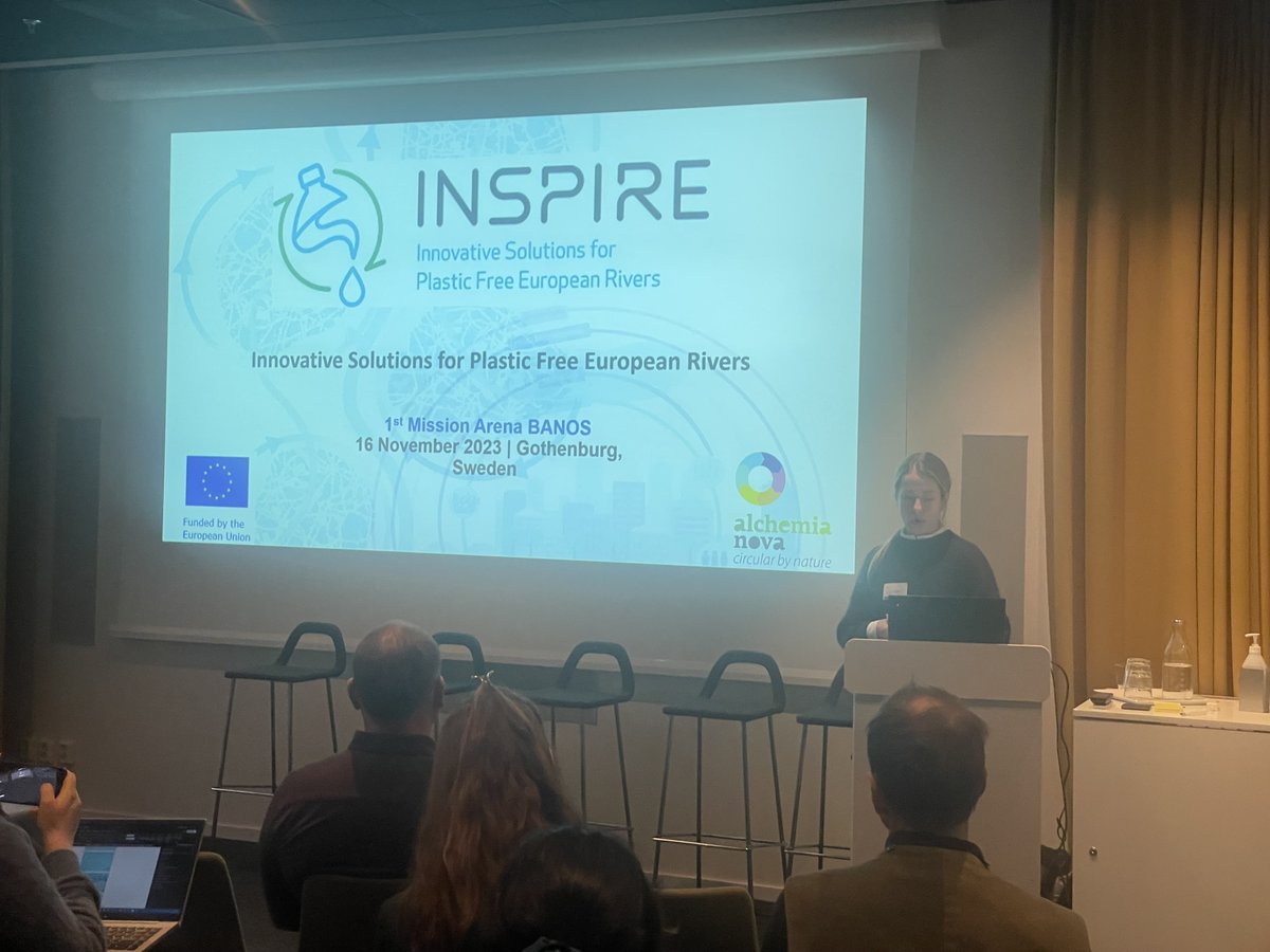 #TB to Nov 16: 1⃣st Mission Arena by <a href="/MissionBANOS/">BlueMissionBANOS 🇪🇺</a> ! 💙🌊
🙏Partner <a href="/alchemia_nova/">alchemia-nova</a> presented <a href="/HorizonEU/">Horizon Europe 🇪🇺</a> INSPIRE &amp; its goal: plastic free 🇪🇺 rivers! 

✅ 20 innovative technologies
✅ 6 rivers, 6 use cases
✅ 1 master plan at the end of the project 

➡️ inspire-europe.org