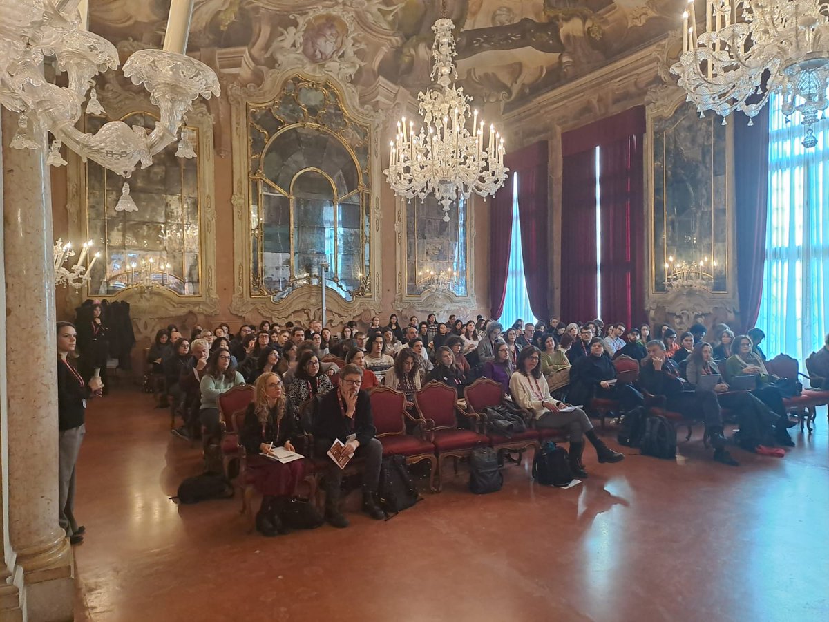 The InterPIM conference started this morning in the beautiful main hall of Ca' Dolfin in Venice!