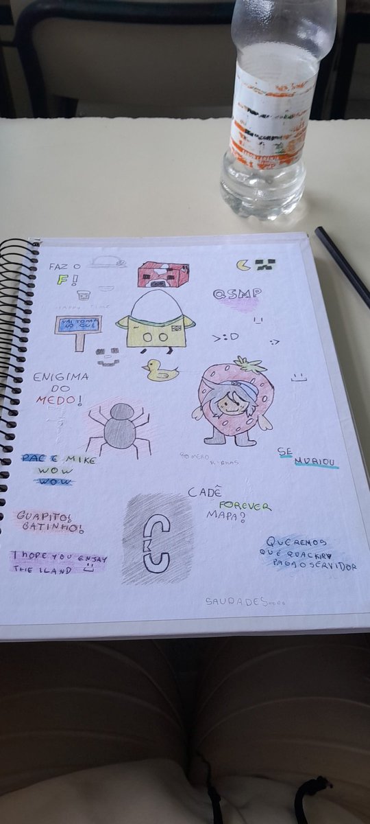 helloumcl's tweet image. Ultimo dia de aula, então eu fiz isso kkkkk &amp;gt;:D #qsmp #Richas #richarlison #Quackity