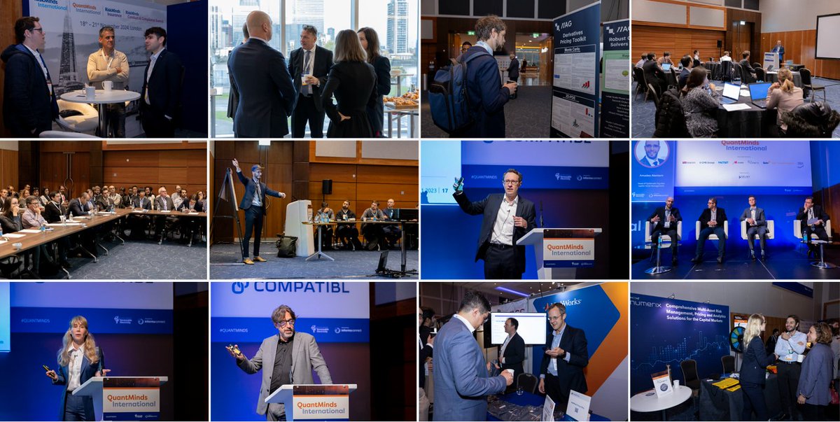 QuantMinds's tweet photo. Did you join us in London for QuantMinds International 2023?
Our official event photo album is here!
Take a browse through the album for a snapshot of our insightful panel discussions, keynote speakers, networking and more >> https://t.co/V7ePFkGnl0
#QuantMinds https://t.co/Z3vo6xIgzx