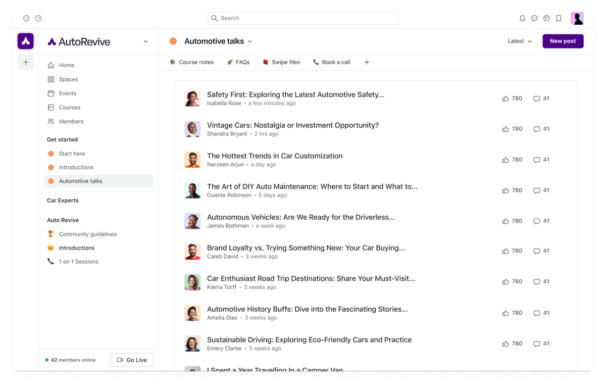 circle_sof's tweet image. Intuitive, mobile-first, and fun to use, Circle is the place your members belong.