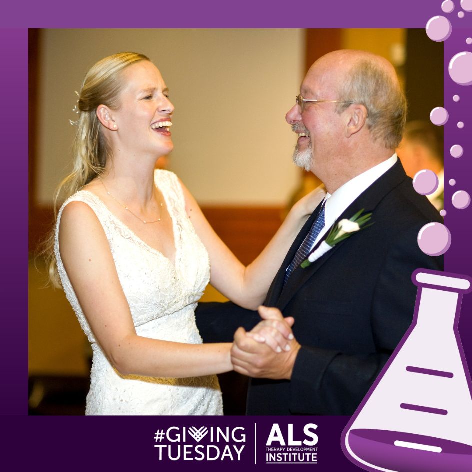ALSTDI's tweet photo. "My dad loved making the main dish for holidays, treating friends and family to dinner, and eating good food. ALS took that away from him – along with everything else." Read Courtney's story here: https://t.co/UHcEyJouu8 Donate to ALS research here: https://t.co/CCR6qlfxPA https://t.co/TV7FX0n7Ib