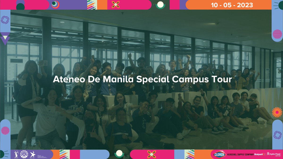 DLSU_LAMB's tweet photo. One Big Animo! 🦅🏹

On the 5th of October, Ateneo de Manila University students set foot on the grounds of De La Salle University for the screening of "Halimaw" by Isagani Cruz. The Lasallian Ambassadors warmly welcomed everyone and gave them a special campus tour. https://t.co/jwcmJLHE7a