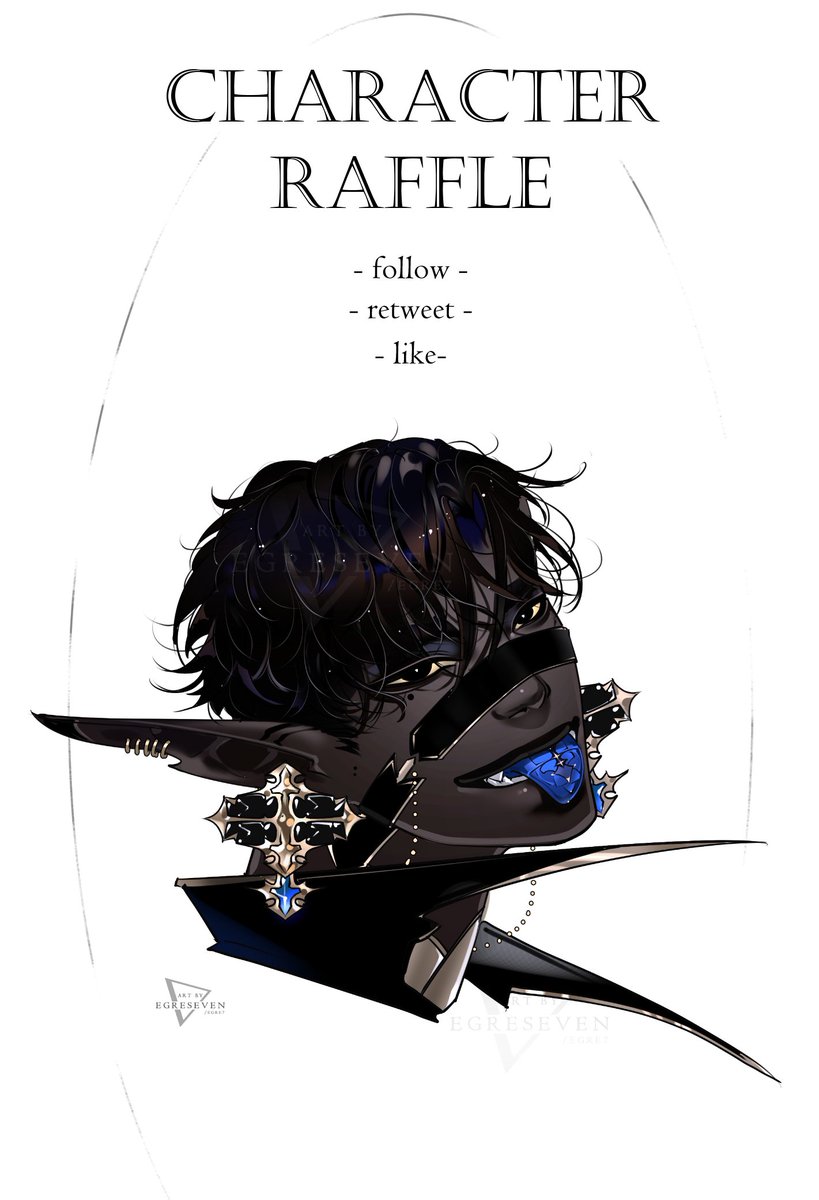 🦇CHAR RAFFLE🍷

🌙prize: comes as seen (headshot w/o bg)
🌙rules: like, follow, retweet  

✨ends 15/12/23

Give this vamp some love🗡good luck!

#raffle #giveaway #characterraffle #adoptraffle #adoptableraffle
