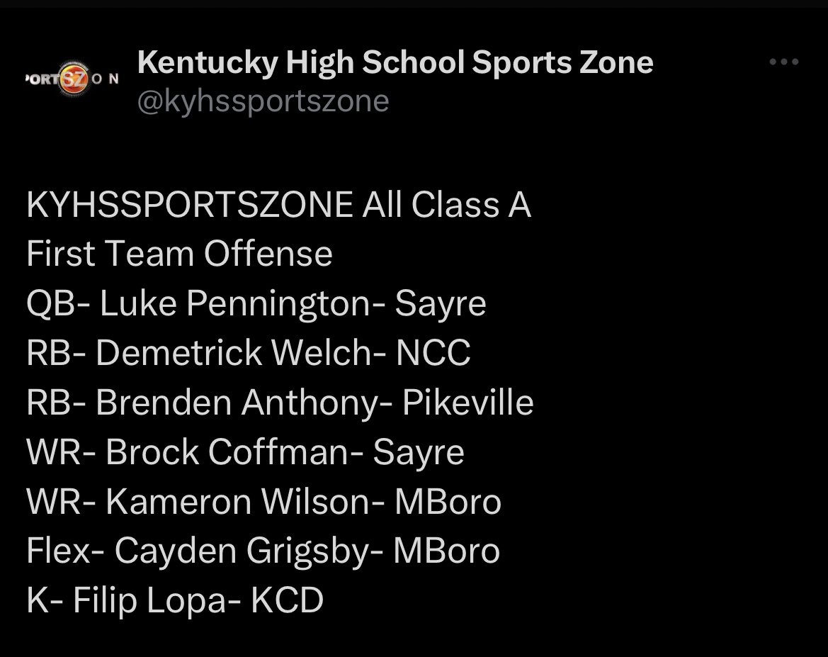 MboroFootball's tweet image. Some of your Yellow Jackets were named to the Class A All-State Teams! Thank you @kyhssportszone! 

1st Team O - @Cgrigs2 &amp;amp; @thatkidkamron 
2nd Team D - @Cgrigs2 &amp;amp; Vinny Smith
3rd Team D - Bryce Bowling
D Honorable Mention - Tristan Hatfield

Go Jackets!