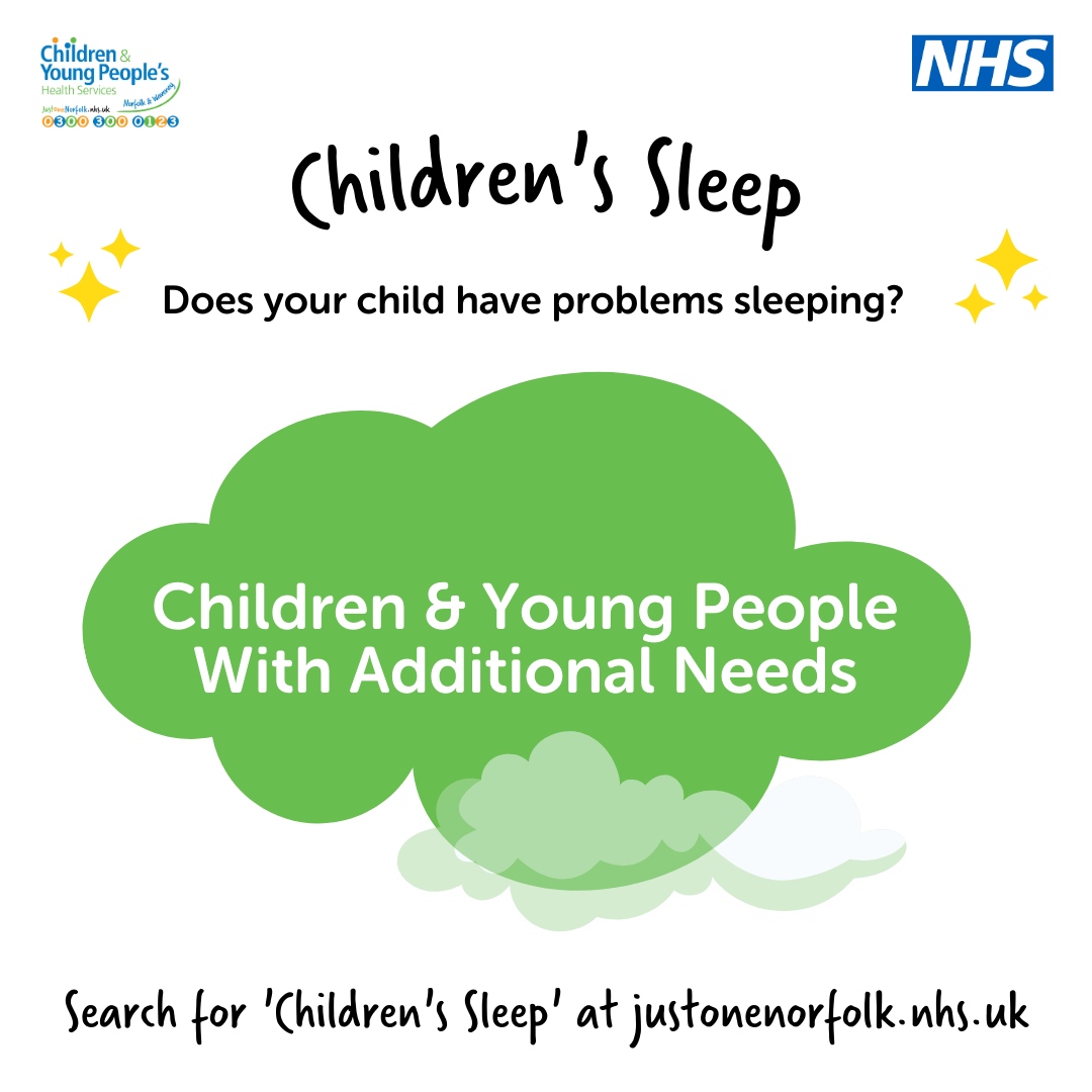 Children's Sleep 💤

We have a lot of information and guidance, including tips on bedtime routines for parents of children with additional needs.

justonenorfolk.nhs.uk/child-developm…

#ChildrensSleep #ChildDevelopment #ParentingAdvice #ChildrensHealthServices