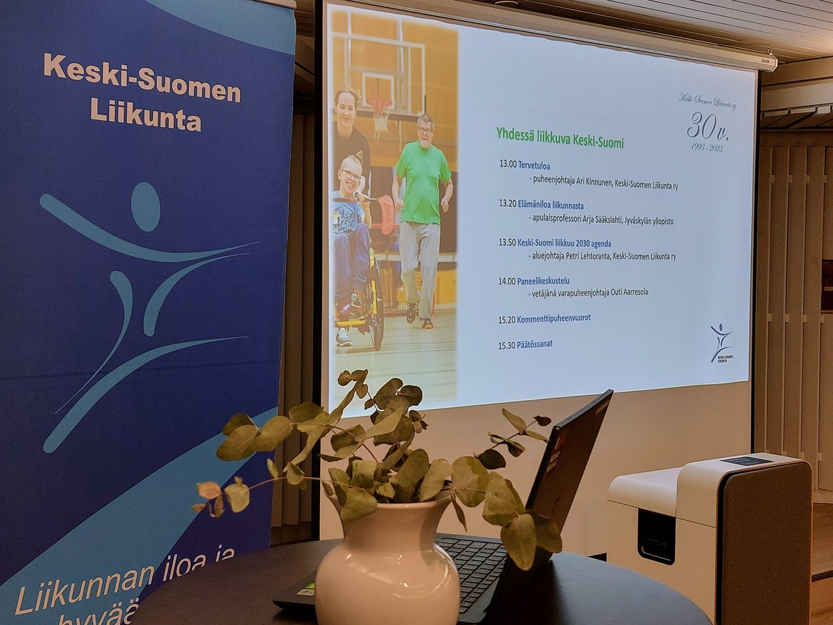 KEHO-verkosto onnittelee Keski-Suomen Liikunta ry:tä 30-vuotisesta toiminnasta🌹
Juhlaseminaarin striimaus 28.11.2023 klo 13 - 15:30 kesli.fi/kesli/juhlasem…
#hyvinvointitekoja #ksliikkuu