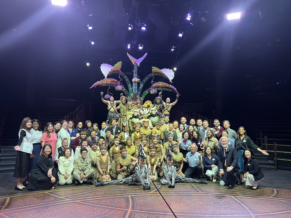 kenjdogg's tweet photo. A special photo moment with newest Disney Ambassadors worldwide and the cast of The Festival of the Lion King at Hong Kong Disneyland. Shout out to the Disneyland Resort Ambassadors!   #festivalofthelionking #simba #disneyambassadors2023 #disneylandcastmember 
#ca #97 #hk #21 https://t.co/MKmEEHpgiD