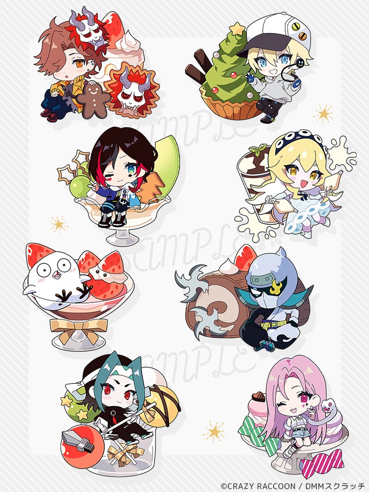 「『#CrazyRaccoon スクラッチ第五弾』グッズイラストを担当させていただ」|negiyanのイラスト