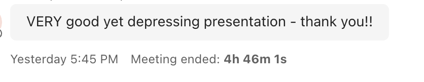 The kind of feedback I live for 🤣🤣