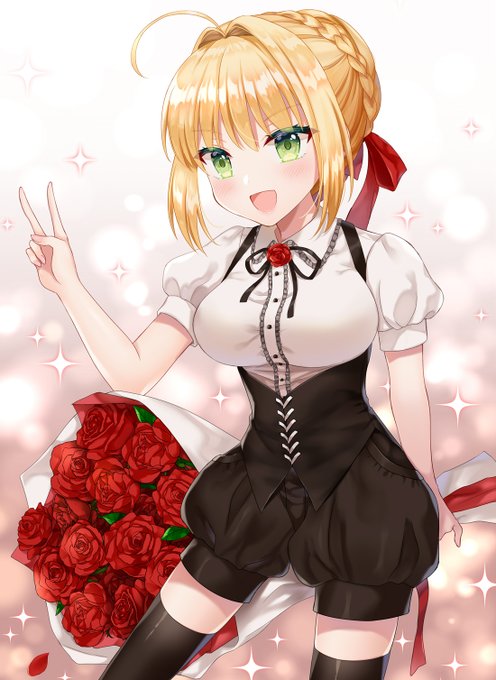 #いいニーハイの日
ネロ～💕 
