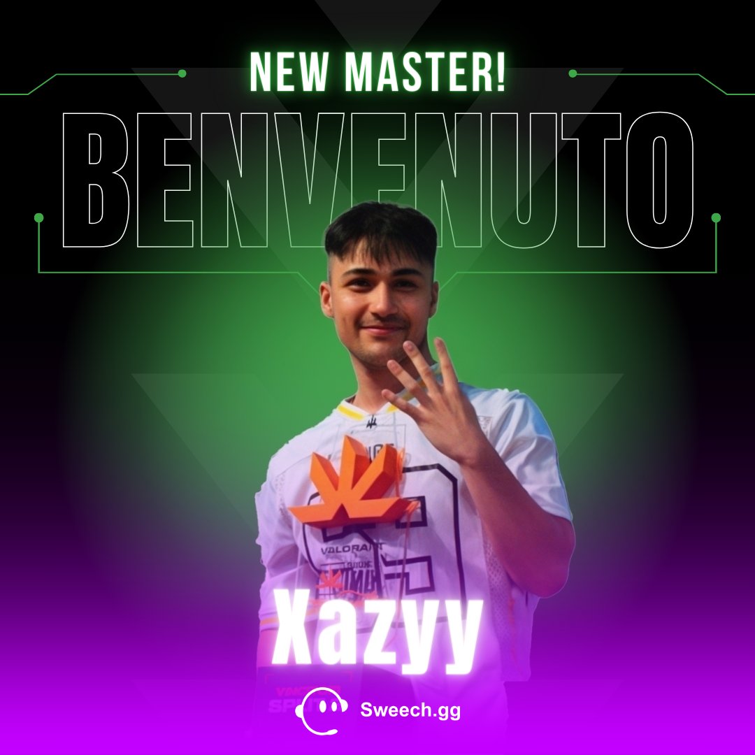 Sweechgg's tweet photo. Benvenuto a bordo @xazyyyy!!!
I suoi corsi vi aspettano su https://t.co/sct0et9cyq.
Cerca il suo nickname e iscriviti alle sue classi, ci hanno detto che è un Maestro atomico!!
#xazyy #VALORANT #coaching #videogiochi #sweech #sweechyourlife https://t.co/ioipTcOe2N