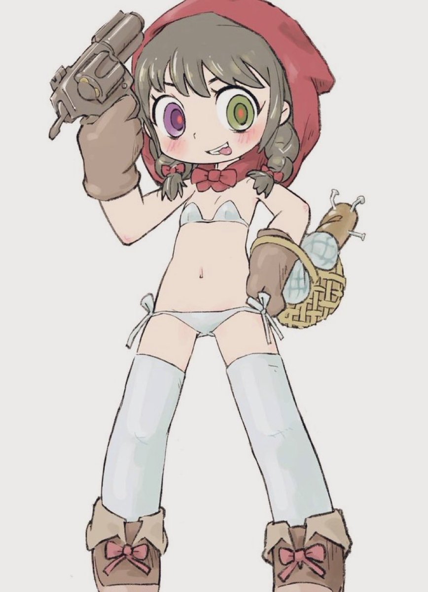 「今日はフランスパンとニーハイの日。 こんな事もあろうかという過去絵…」|しるくれのイラスト