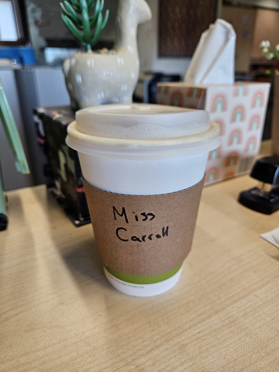 Very happy to support the Valley's new venture - Valley Coffee. Who doesn't want a caramel latte delivered to their classroom!? Thank you all! 🩵💛 <a href="/BusinessCVHS/">CVHSBusiness&ICT</a>