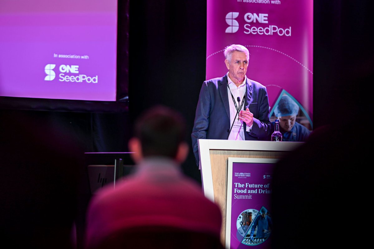 Opportunity_NE1's tweet photo. Today's Future of Food &amp; Drink Summit in Aberdeen, created by @timesscotland and #ONESeedPod, brings together leading industry entrepreneurs, investors and innovators to explore sector growth with a capacity audience of 180 delegates #foodanddrink #Aberdeen https://t.co/63YLNgoAWD