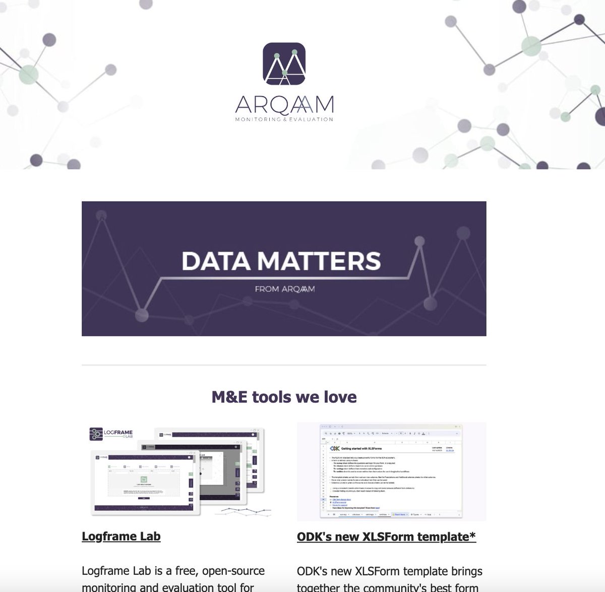 Arqaam's email newsletter 'Data Matters' is coming out soon.

You'll find a summary of Arqaam's latest work, what we're reading this month, and #globaldev and M&amp;E news.

Sign up here: bit.ly/3KNUBat