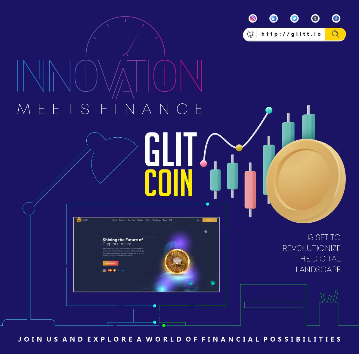glitt_coin's tweet photo. 🚀 Innovation meets💰 finance! Glitt Coin is poised to revolutionize the digital landscape. Join us and explore a world of financial possibilities.🌐✨

Join us today: https://t.co/2u89VakC8L

#crypto #glittcoin #cryptogoals #easytrading #ethereum #btc #cryptoglitt #TradingTips https://t.co/FfTIQV0qmz