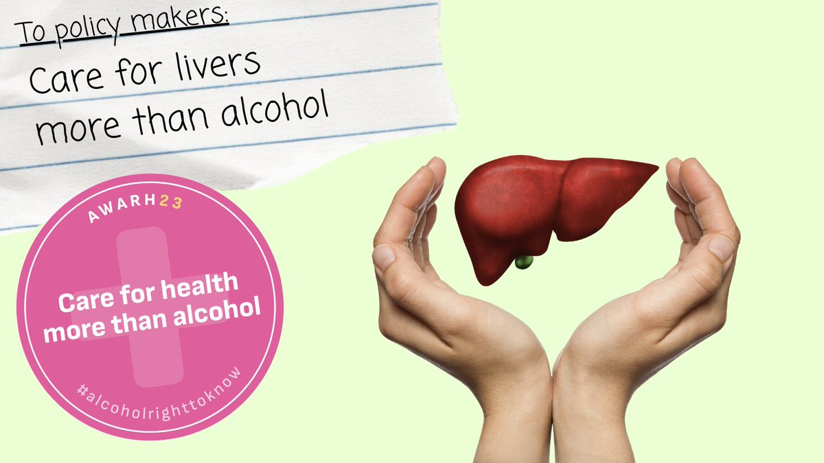 ➕   Alcohol = ➕ 🏥Liver disease
➕   💸 Taxation =  ➖ Liver   deaths.
🇫🇷   &amp; 🇮🇹 : ➖ wine consumption = ➖  4x Liver mortality
👉 awarh.eu

#AlcoholRightToKnow