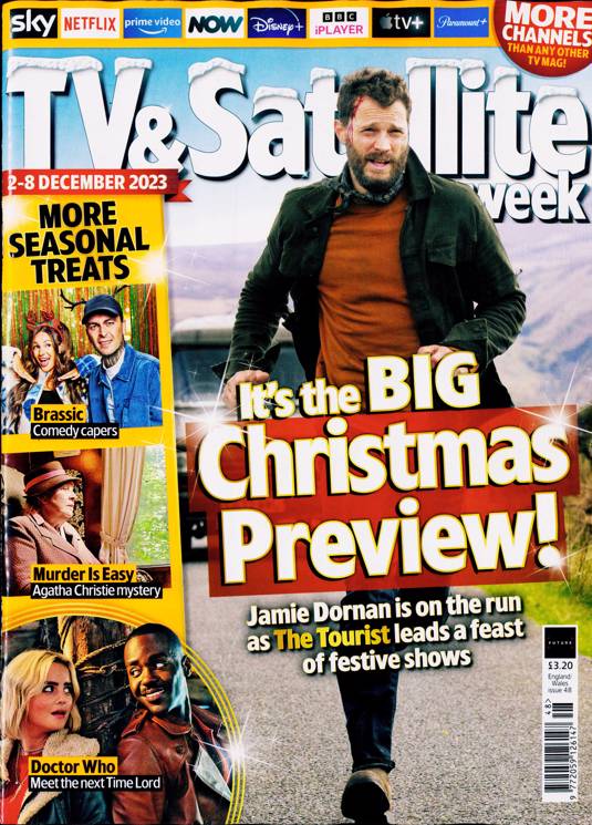 YourCelebMags's tweet photo. Not long until #TheTourist returns to our screens. First preview featuring #JamieDornan for UK TV &amp; Satellite magazine 💕

Order worldwide: https://t.co/xGEQwI3OyM https://t.co/NfDjLDcSBy