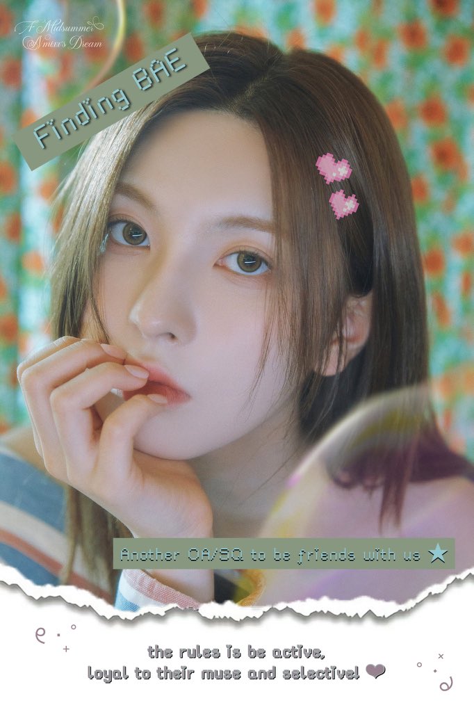 Sietemixx's tweet photo. salutations! we’re Sietemixx! we currently looking for our lost members 𝘽𝙖𝙚 𝙅𝙞𝙣𝙨𝙤𝙡 to complete our squad. please help us to find her with tagging your beloved Baeyi-tuals and also tag your SQ/OA to be friend with us! {kindly reply down below} thankyou ♥︎ https://t.co/M7JRWzJtEk