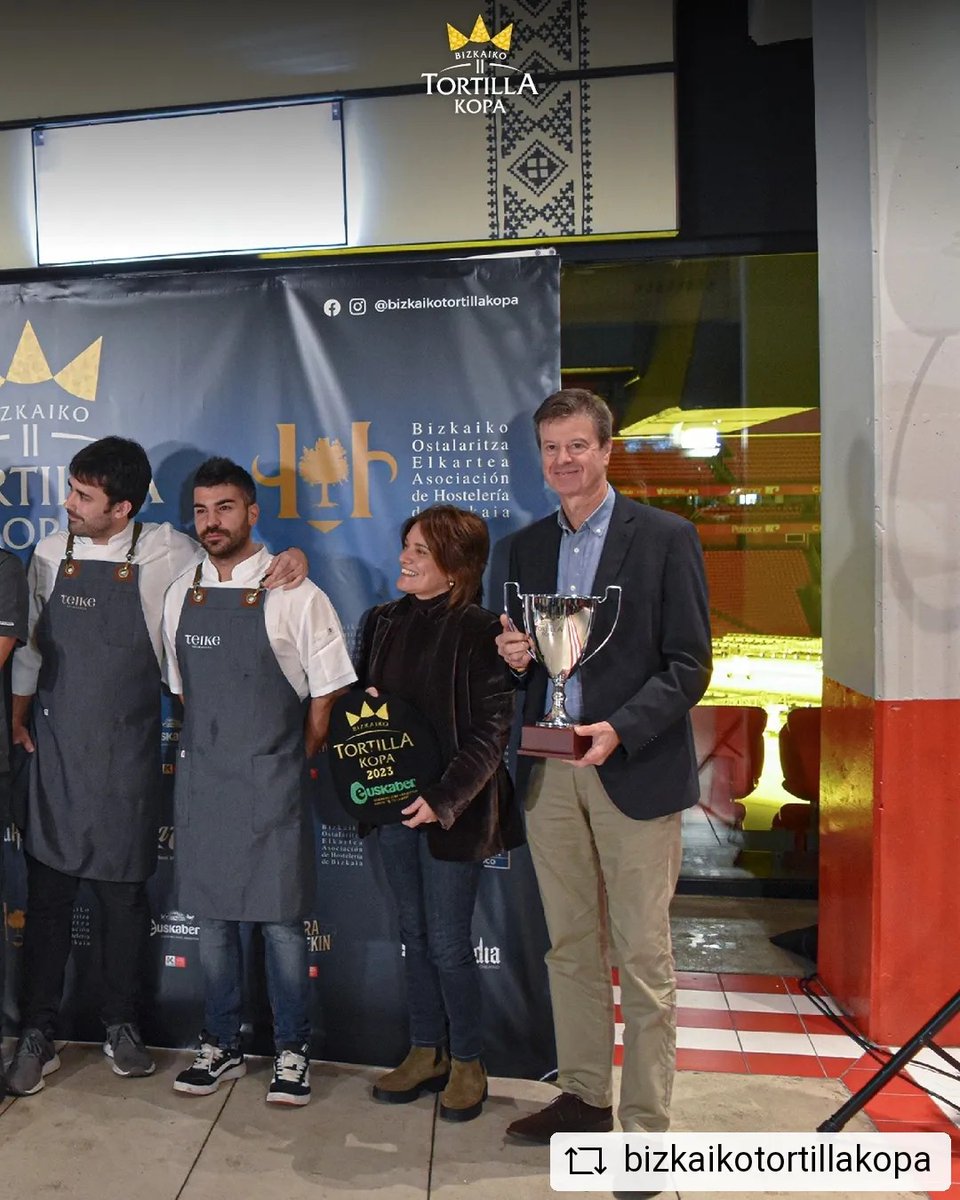 Un agradecimiento especial a los finalistas: Sorginzulo @pintxosypotes y rte #Markina en Bilbao y bar #ElAtrio Las Arenas... y a todos los participantes por hacer de #BizkaikoTortillaKopa una fiesta gastronómica inolvidable. 
✨ ¡Ha sido emocionante hasta el último minuto!