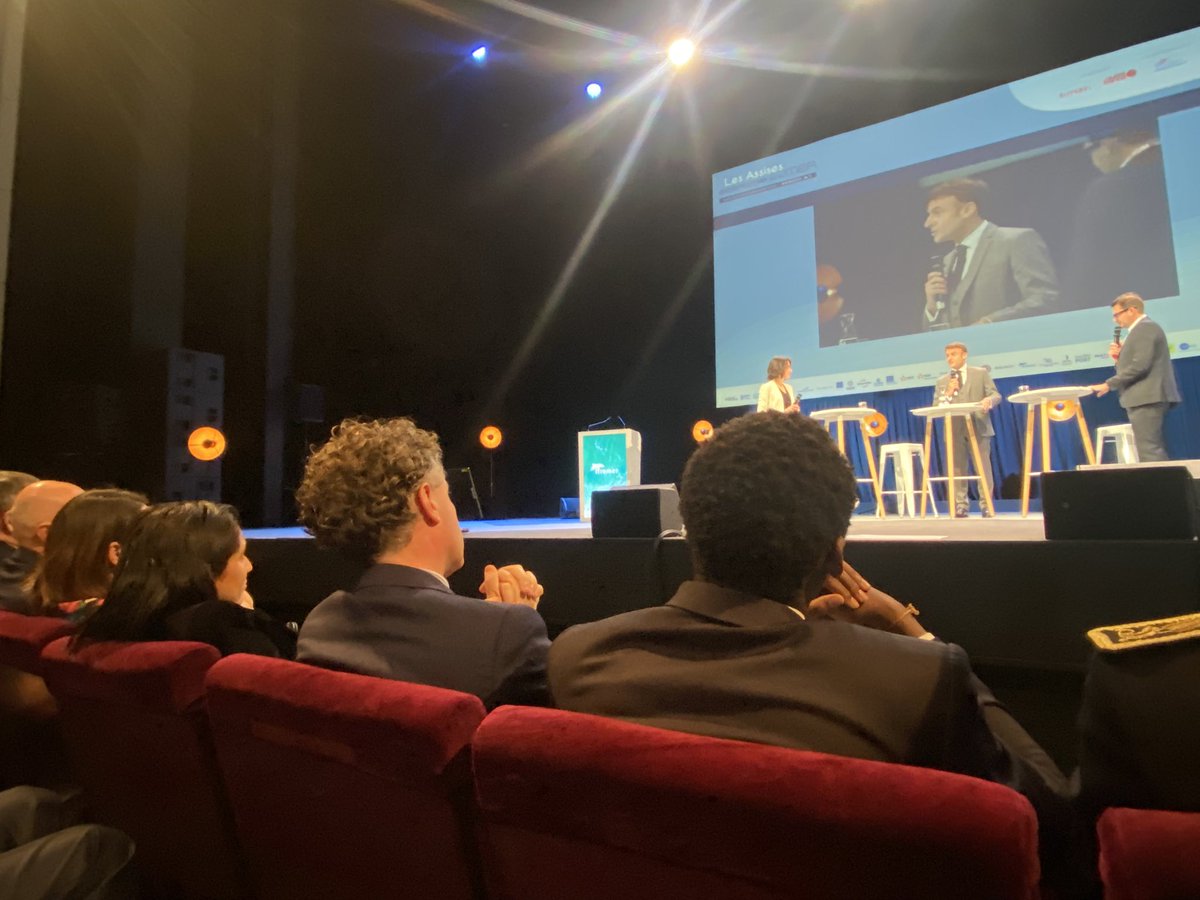 La mer est un enjeu de souveraineté française, déclare <a href="/EmmanuelMacron/">Emmanuel Macron</a> devant près de 2000 p à <a href="/NantesMetropole/">Nantes Métropole</a> #AEM2023. 
Mention spéciale sur la lutte contre la #pêche illégale. La prochaine étude de la <a href="/FondationMer/">Fondation de la Mer</a> - janvier 2024.