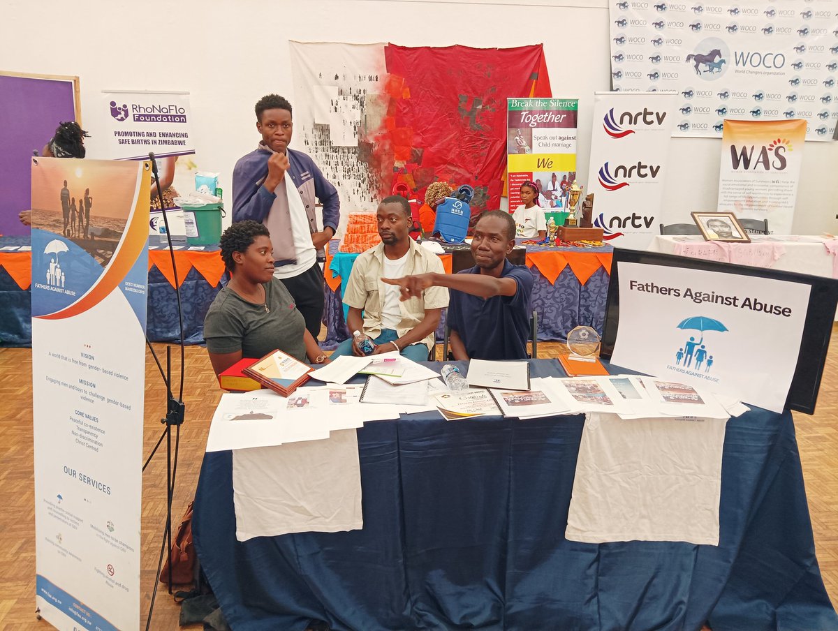 FAA_Zim's tweet photo. We are showcasing our work at the equality Expo, an event that was organised by @NLinZimbabwe . We are happy to be among other organisations that are working to promote gender equality and address GBV!
@AWET_Apostolic @DeafZimTrust @GoalZimbabwe @SwedeninZW @WomenEmpow https://t.co/oc2sfRbVSo