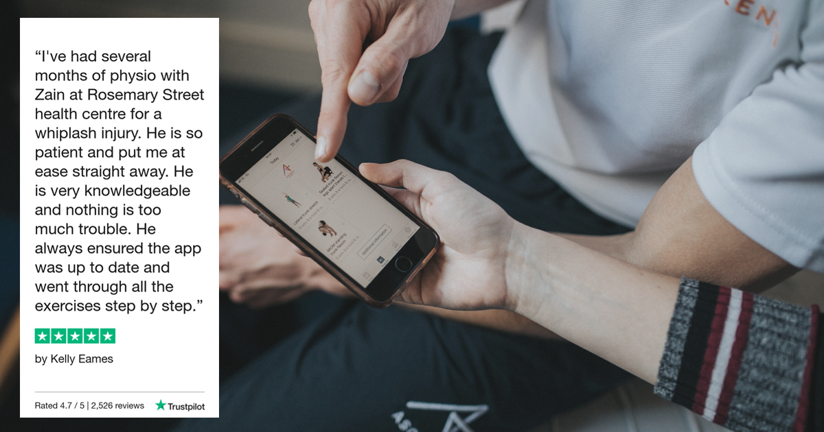 Trustpilot Tuesday 🤩

Our physios use digital tools to enhance your recovery. 📱

Kelly was treated by physio Zain after sustaining a whiplash injury. She let us know how comfortable she felt during treatment and how useful she found having her exercise programme updated. 🧡