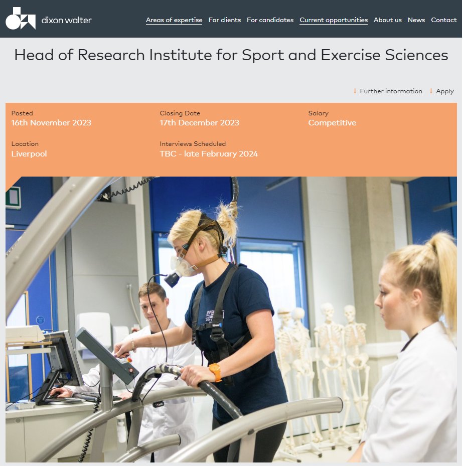 We are looking for the next Head of RISES @LJMUSportSci to provide visionary and inspirational leadership for our future research, innovation and impact work: jobs.ac.uk/job/DEJ561/hea……Let me know if you are interested and want to discuss the role.