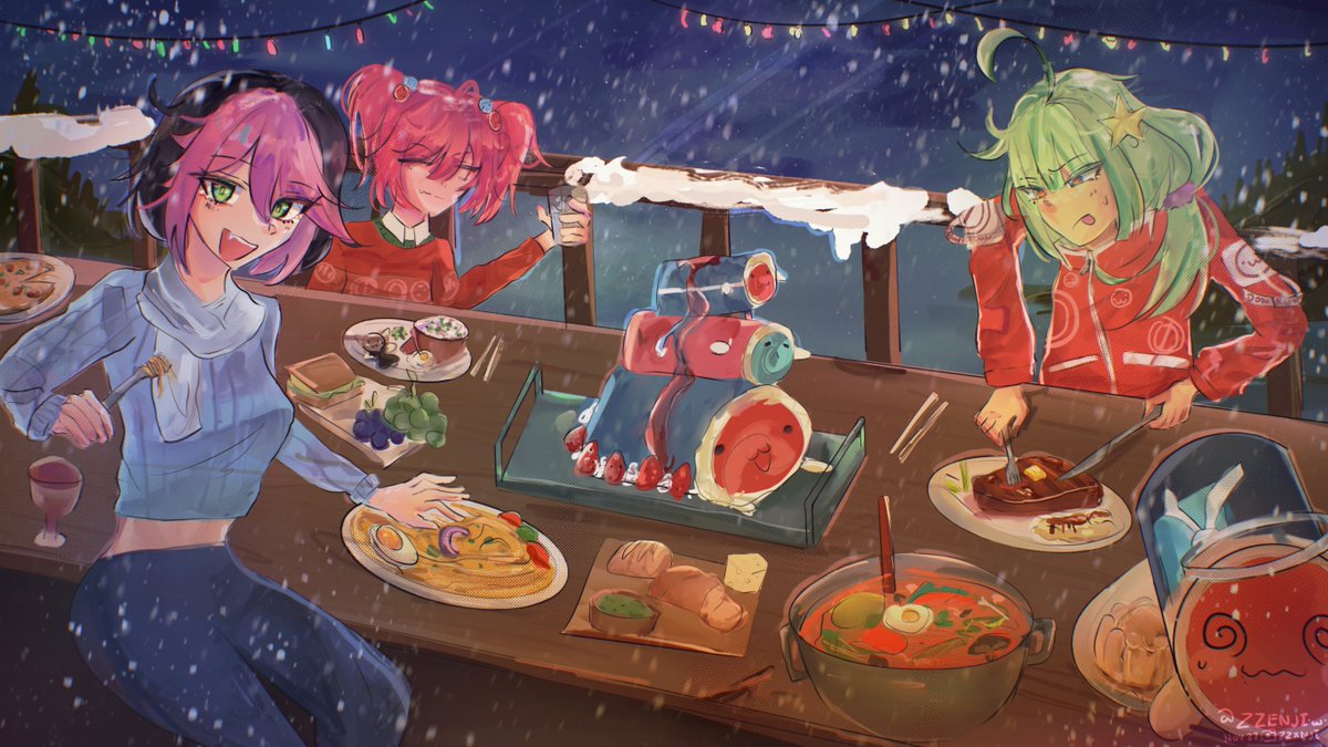 dafinelad's tweet photo. winter 2023 osu contest entry :D its superrr rushed i rendered it all yesterday but whatever blending modes saved it kinda 😭😭also mocha with the DRIPP #osugame #osufanart #osuart https://t.co/s75Kvtv36L
