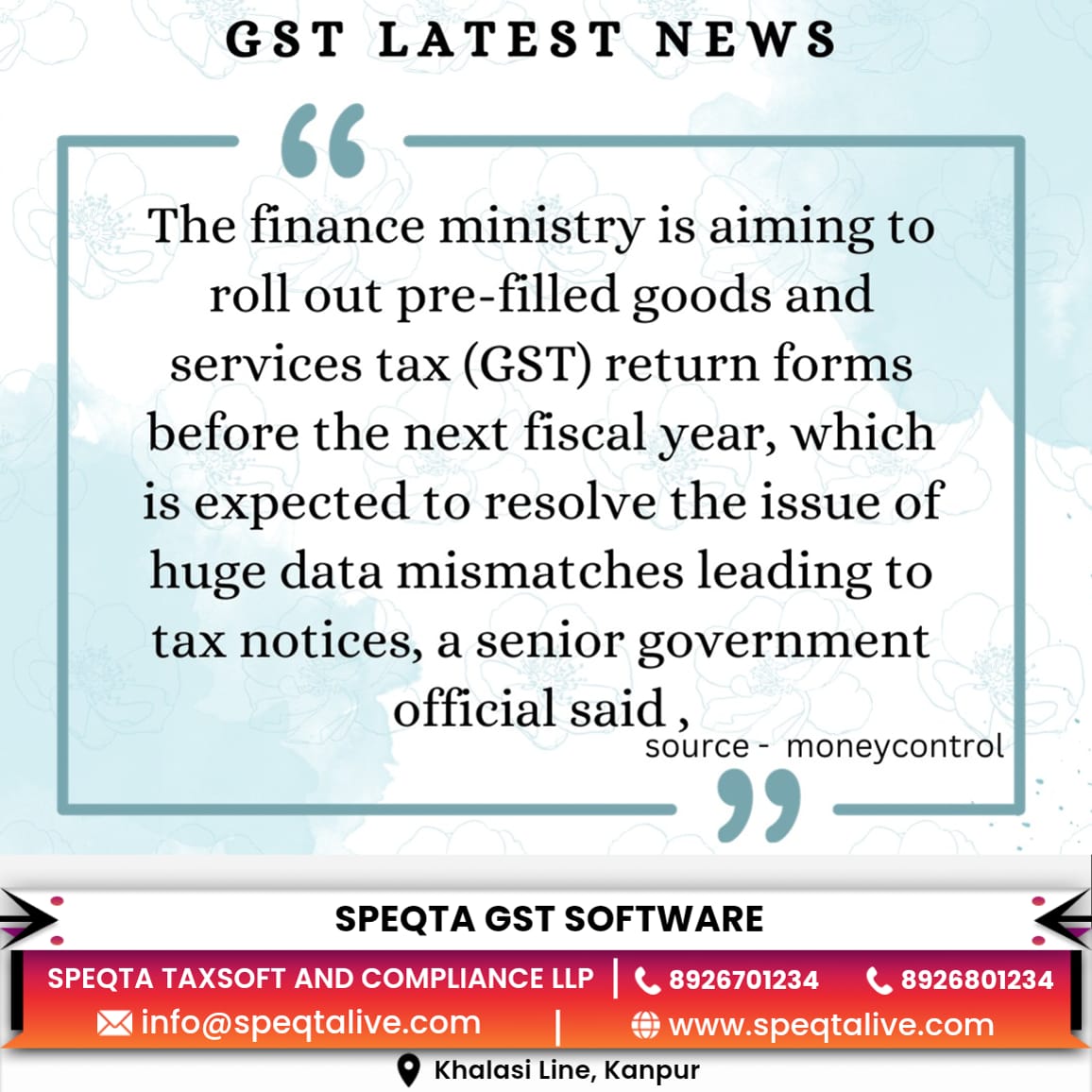Speqtasoft's tweet photo. To Activate free Software Click the below link:๐ https://t.co/6IGiW7Kzsi
#SPEQTAGST
#HSNSUMMARY
#gstr9c
#gstr9
#Ease_of_Doing_GST๐ท
#latestnews
#gstcaselaw https://t.co/nfg7VZLkgd