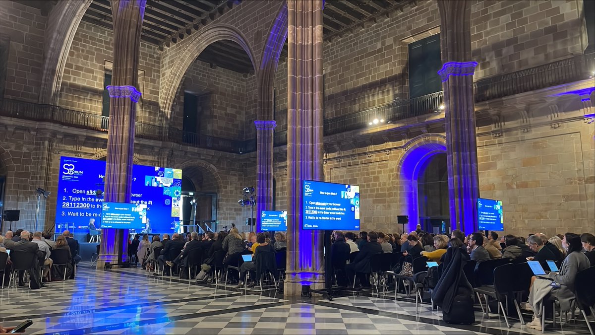 Today, we are at the Smart Specialisation #S3Forum 2023 in Barcelona #S3CoP 📍