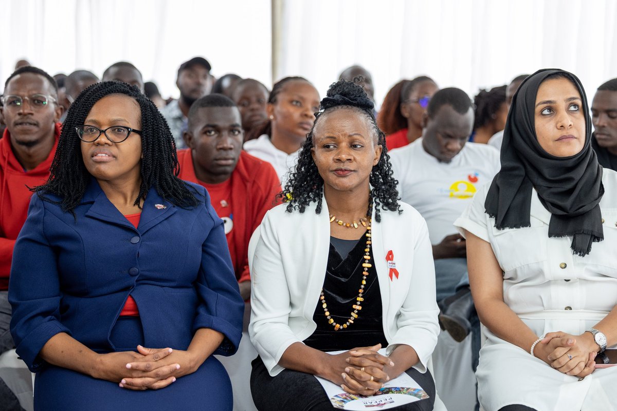WilliamsRuto's tweet photo. During the Presidentโs Emergency Plan for AIDs Relief (@PEPFAR) 2023 20th anniversary, Nairobi. US Ambassador @USAmbKenya, Health Cabinet Secretary @Nakhumicha_S among other stakeholders in the health sector were present. #PEPFARAt20 https://t.co/q5nCrpa6eE