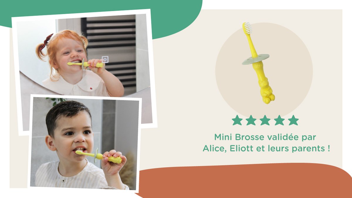 bioseptyl's tweet photo. // Avis client //

"Nous sommes très satisfaits de la brosse à dents, très ergonomique, facile à utiliser dès le + jeune âge. Ma fille arrive à se servir de la brosse, c'est devenu une activité amusante et non une contrainte !"
Maman d'Alice. https://t.co/w9oAzd7lzI