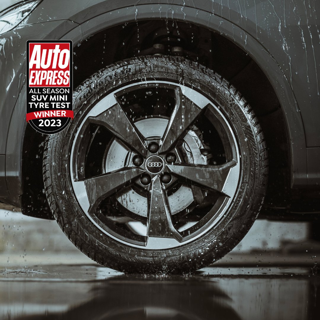 goodyear_uk's tweet photo. ❗ Braking distances can more than double in wet conditions ❗

That's why our award-winning Vector 4Season Gen-3 tyres are specially engineered to provide ultimate traction on wet surfaces, giving you a smooth driving experience 💪 https://t.co/jODel9Hc5v