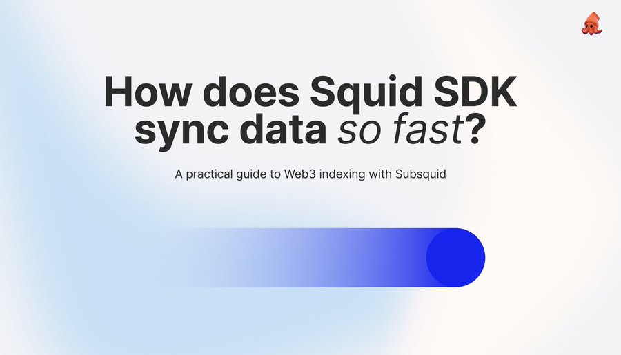 helloSQD's tweet photo. Subsquid Network empowers developers to build Web3's fastest indexers.

But how does this work, from a technical perspective?

DevRel @dariaagad reveals Squid SDK's secret in today's blog, and explains how to get started: https://t.co/T3EUGH3zht https://t.co/NVkK4gdF1T