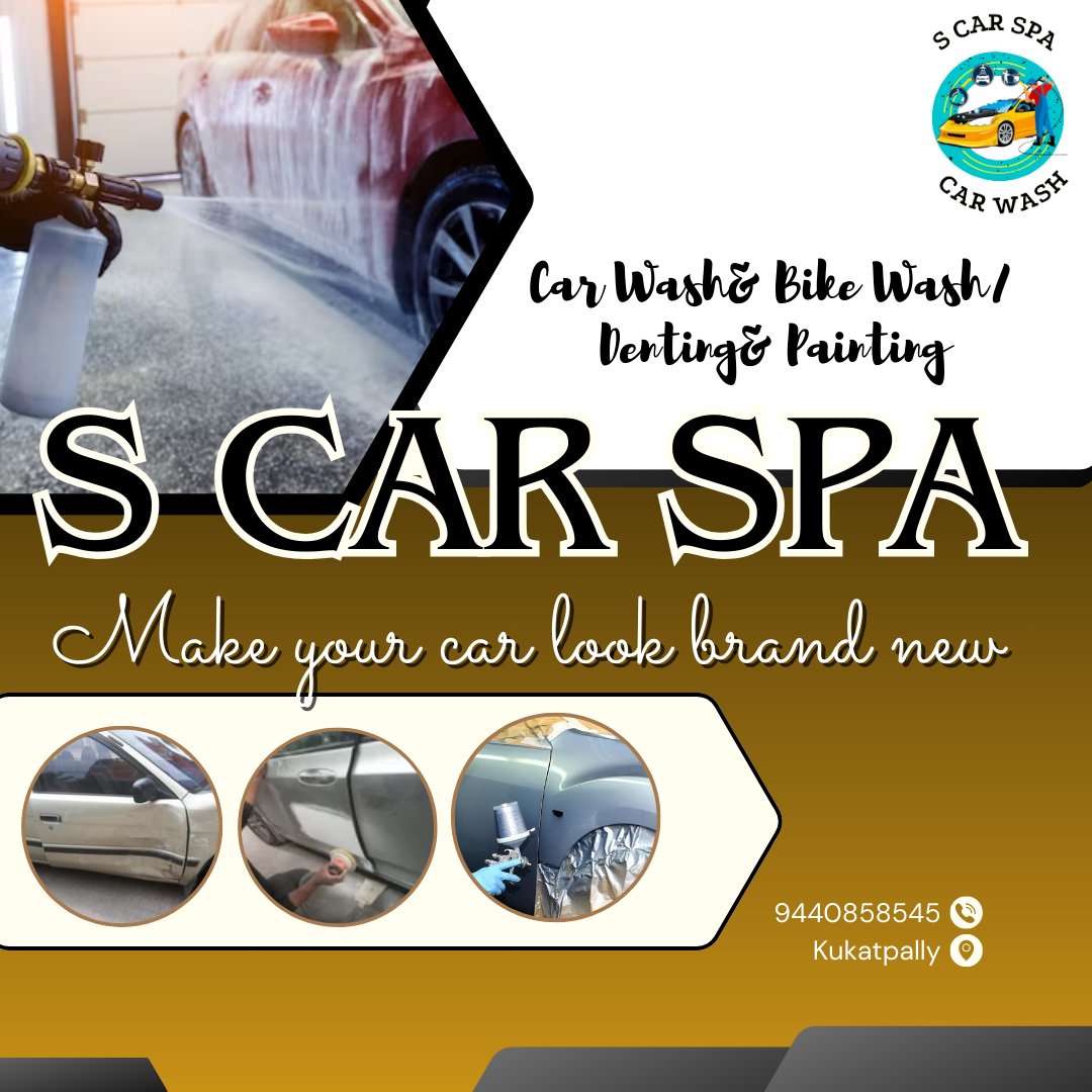 Make your car look brand new
Contact Us: 9440858545
.
.
.
.
.
.
.
.
#SCarSpa #CarWash #carcleaning #cardenting #scars #spa #carwash #newcars #cleaning #dent #denting #dentingcar #dentingpainting #painting #dentpaint #newpost #scarsspa #scarspa #carpaint #colorcar #hyderabad